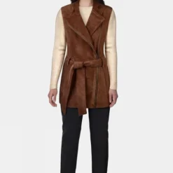 Troy London Womens Belted Suede Jacket 11 Troy London Womens Belted Suede Jacket -Dappervo Sales a4414576 6161 u