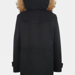 Troy London Womens Faux Fur Parka Jacket -Dappervo Sales a44145777070d
