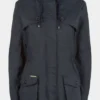 Troy London Womens Pop Wax Parka Jacket
