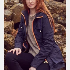 Troy London Womens Pop Wax Parka Jacket -Dappervo Sales a44145784444f