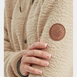 Passenger Womens Campbell Hooded Sherpa Jacket -Dappervo Sales b11aje0076 1111 v