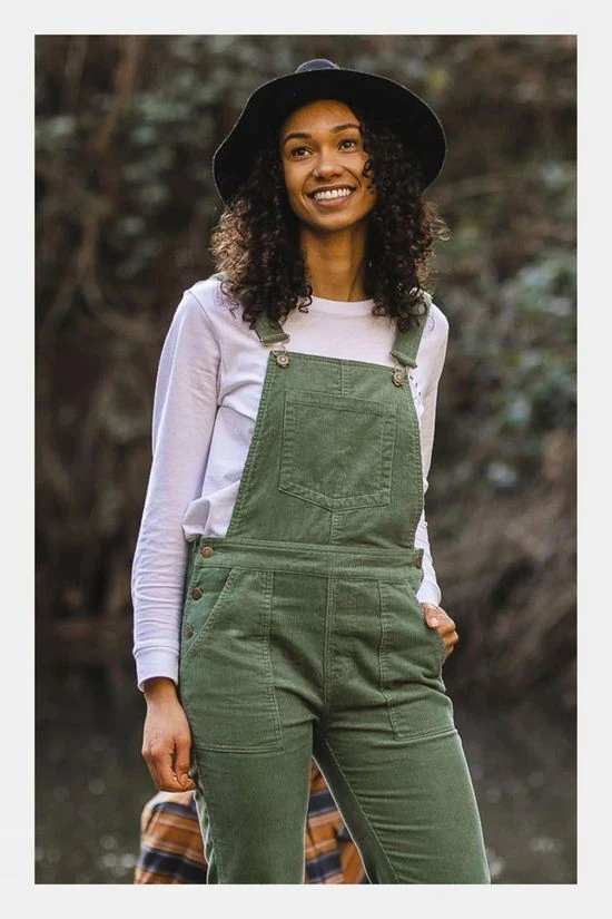 Passenger Womens Roamist Recycled Cord Dungarees 7 Passenger Womens Roamist Recycled Cord Dungarees - Image 7