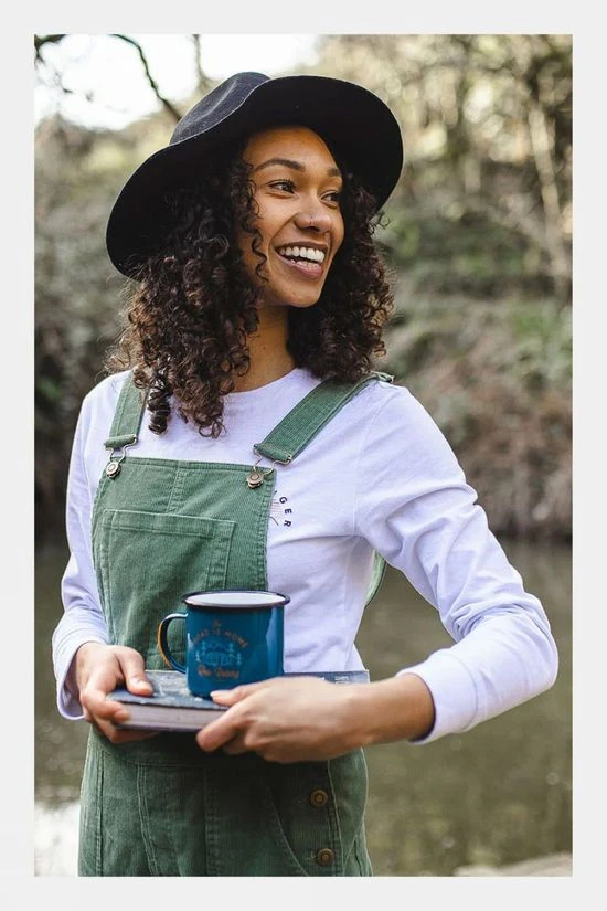 Passenger Womens Roamist Recycled Cord Dungarees 8 Passenger Womens Roamist Recycled Cord Dungarees - Image 8