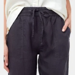 Tentree Womens Linen Thruline Pants -Dappervo Sales b11ceh0461 7272 c