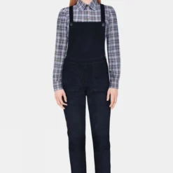 Troy London Womens Slim Fit Corduroy Dungarees -Dappervo Sales b11dd90081 4444 v
